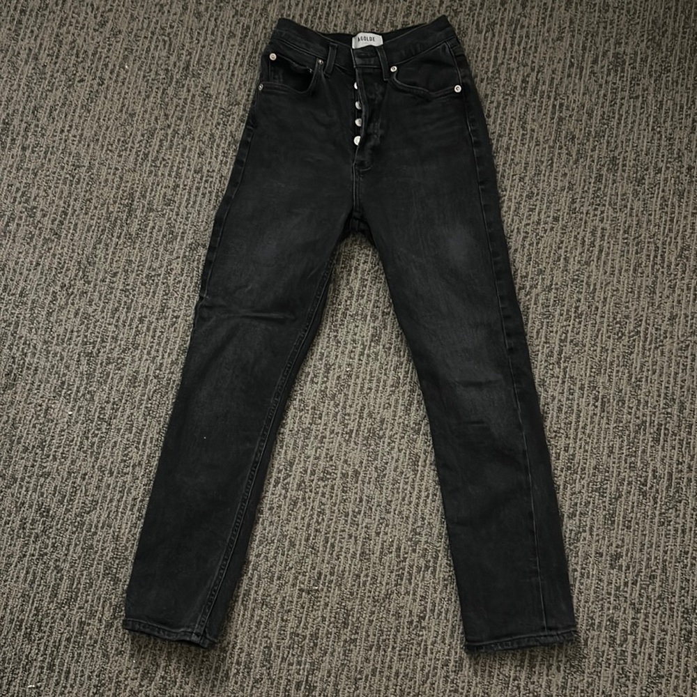 AGOLDE Riley jeans in Faded Black